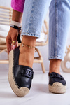 Classic Espadrilles On The Platform Black Julianne