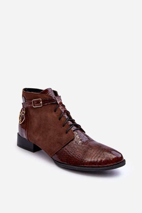 Women's Leather Boots Maciejka 5743A-02 Brown