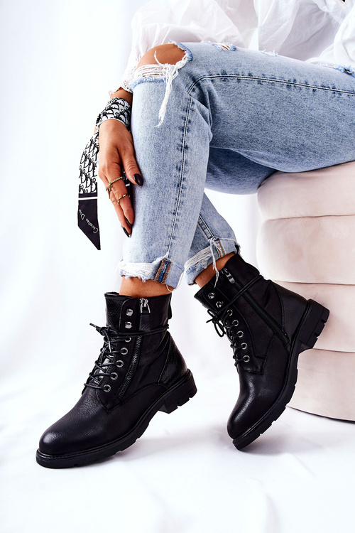 Zipped Boots Mirthbrow Black