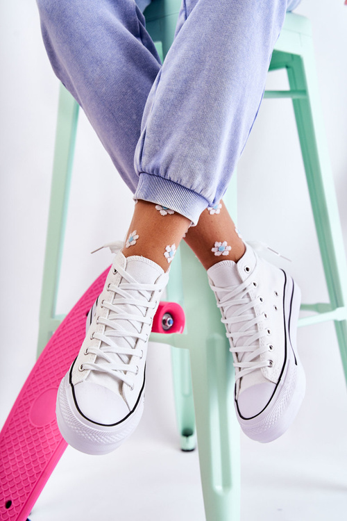 Classic High-top Sneakers White Volterro