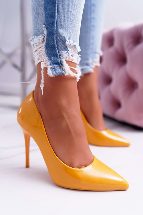 Women's Yellow Yanna Stilettos