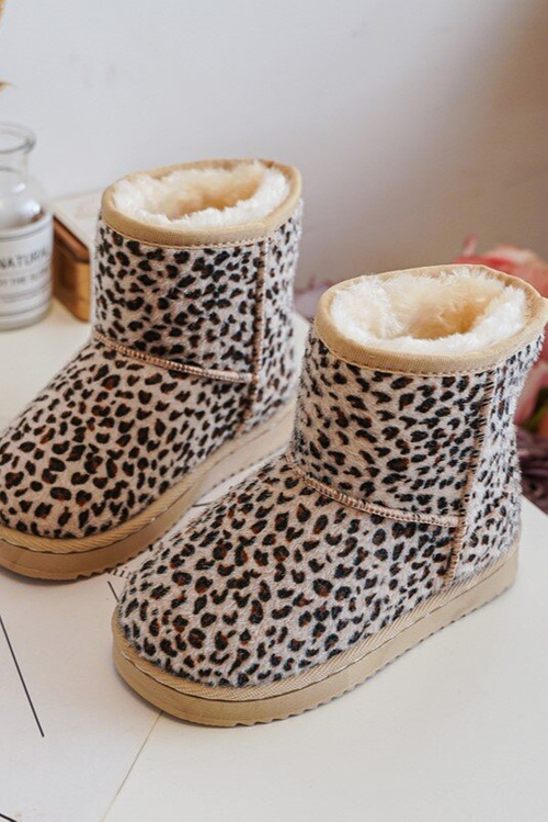 Children's Padded Snow Boots Beige Gooby