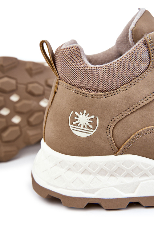 Men's Warm Trekking Shoes Trappers Beige Otto