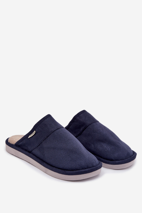 Men's slippers navy blue Selomir