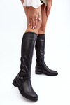 Women's Insulated Knee-High Boots SBarski HY07-329 Black