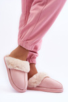 Women's Slippers With Fur Pink Pinky