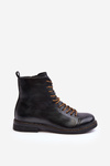 Women's Leather Ankle Boots Black Ethel
