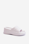 Lightweight Foam Women's Wedge and Platform Sandals White Tendrea