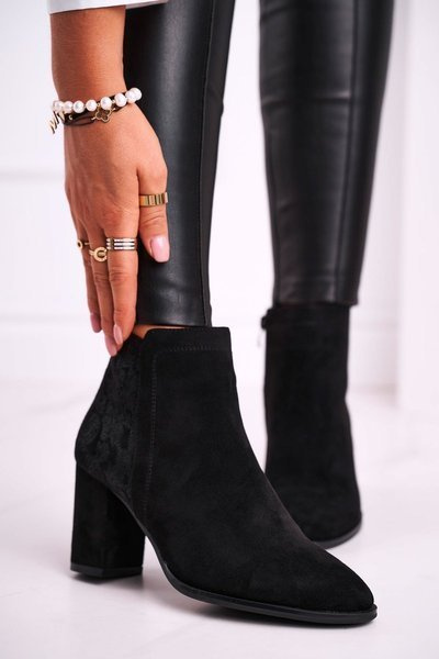 Women’s Boots On High Heel Sergio Leone Black BT508