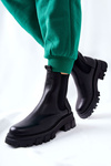 High Chelsea Boots Black Hallam