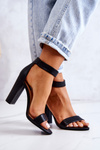 Heel Sandals Black Georgina