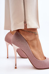 Sequin Stilettos Champagne Tiberona
