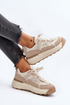 Women's Sports Shoes Sneakers Beige Phyrena