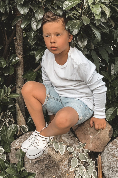 Children's Airy Sneakers White Kids Club