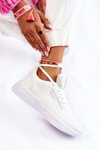 Sneakersy Damskie Białe Big Star KK274062