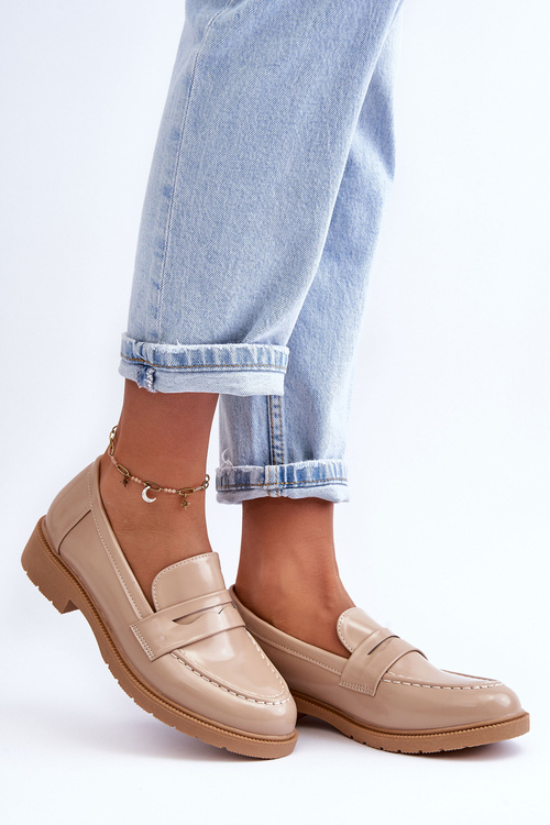 Classic Women's Moccasins Beige Faradays