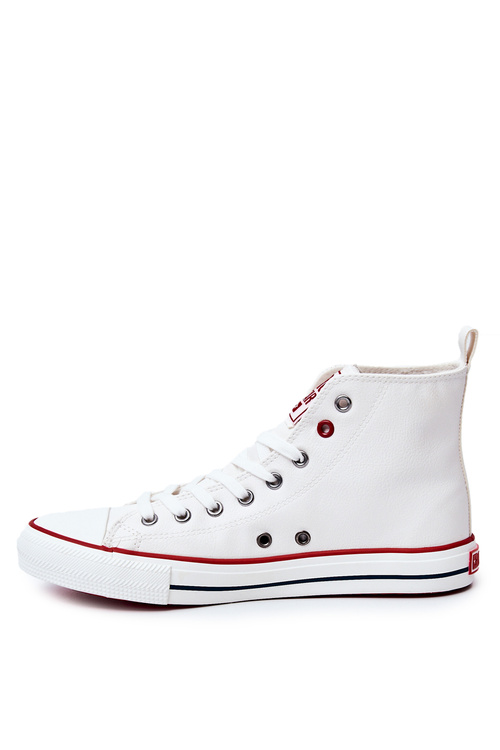 Men's High Leather Sneakers BIG STAR JJ174071 White