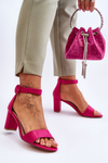 Women's Sandals On Heel Fuchsia Lexi