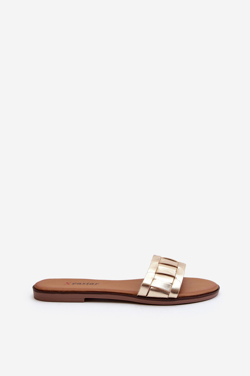 Women's Classic Flat Sandals Gold Namrita