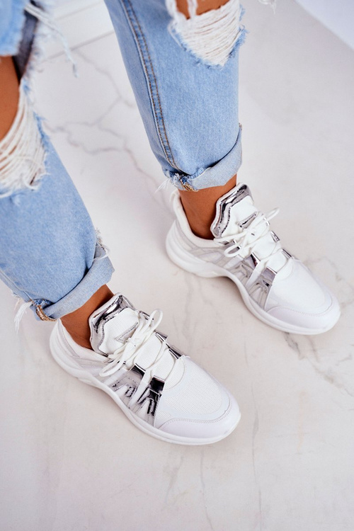 Women's Sports Shoes Silver Inserts Felter