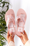 Women's Sliders Flip-Flops Big Star HH274A060 Pink