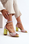 Yellow Floral Wedge Sandals Vitamella