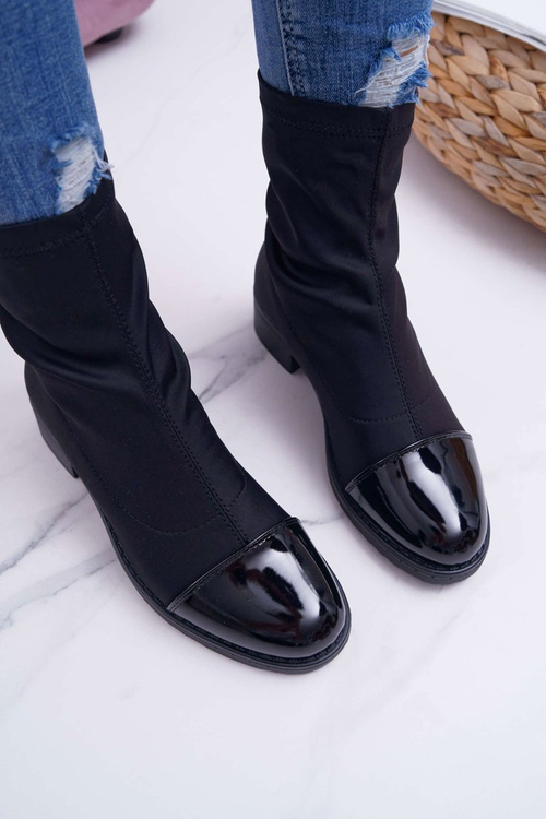 Women's Flexible Boots Black Beat