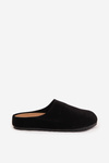 Women's slippers on platform black Sylviane