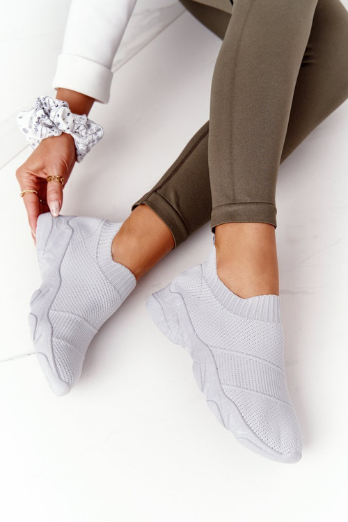 Women's Slip-on Sneakers Grey Yoga Class