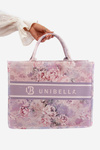 Large Bag with Purple Flowers Mooch