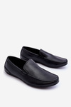 Men's Leather Loafers Black Theo