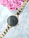 Women's Watch Giorgio & Dario Gold Large Black Debby Dial
