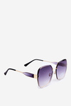 Women's Sunglasses with Tinted UV400 Lenses Black-Gold