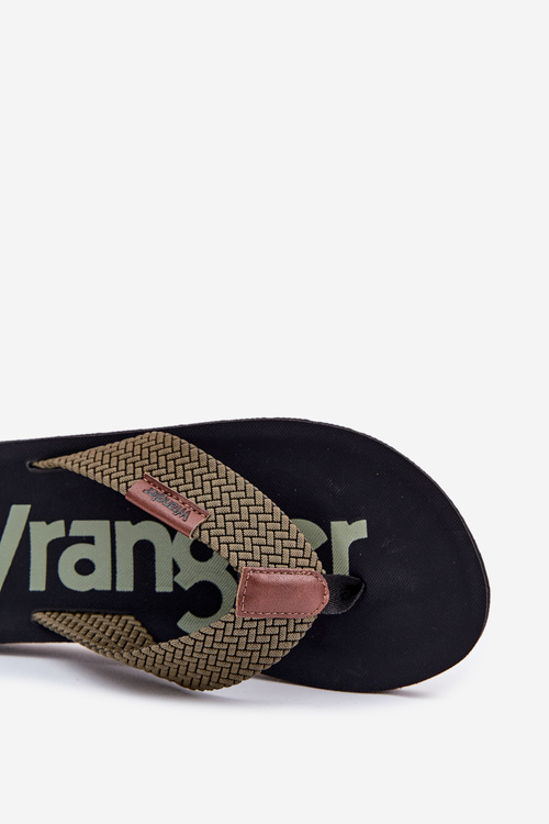 Męskie Klapki Zielone WRANGLER ZANE FLIPFLOP MEN LOW 20251044.57B