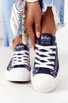 Damskie Trampki Lee Cooper LCW-21-31-0095L Granatowe