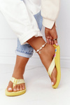 Women's Sliders Flip-Flops Big Star HH274A055 Yellow