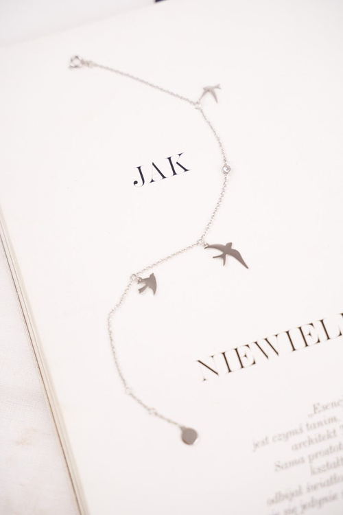 Women's Bracelet Celebrity Silver Swallows Come Back