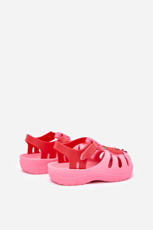 Children's Velcro Sandals Fruits 83615 Ipanema Summer XIV Pink-Red