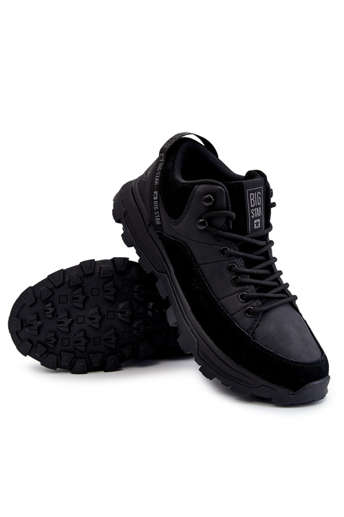 Buty Sportowe Trapery Męskie Czarne Big Star KK174244