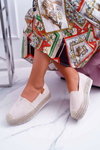 Women's Espadrilles Slip-on Suede Beige Mariako