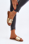 Women's Sandals with Golden Embellishment Ollavia