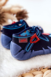 Slippers shoes Befado Concrete Mixer 110P385 Navy blue