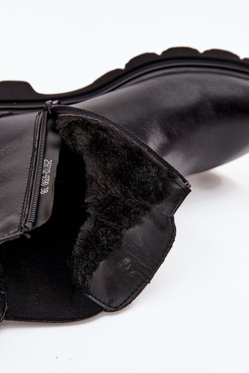 Women's ankle boots lined Black Rivelia