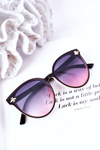 Sunglasses With A Fly Black-Beige Ombre