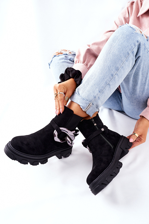 Women's Insulated Chelsea Boots Black Visione