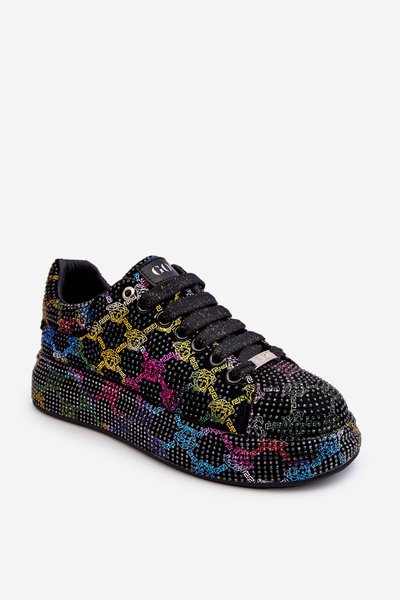 Buty Sportowe Damskie Dżety Czarne GOE LL2N4010
