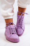 Trampki Damskie Wiązane Fioletowe Big Star JJ274416