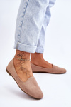 Classic Suede Ballerinas Beige Nash