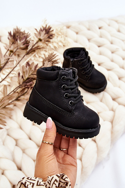 Kids' Insulated Black Trapper Boots Dexter