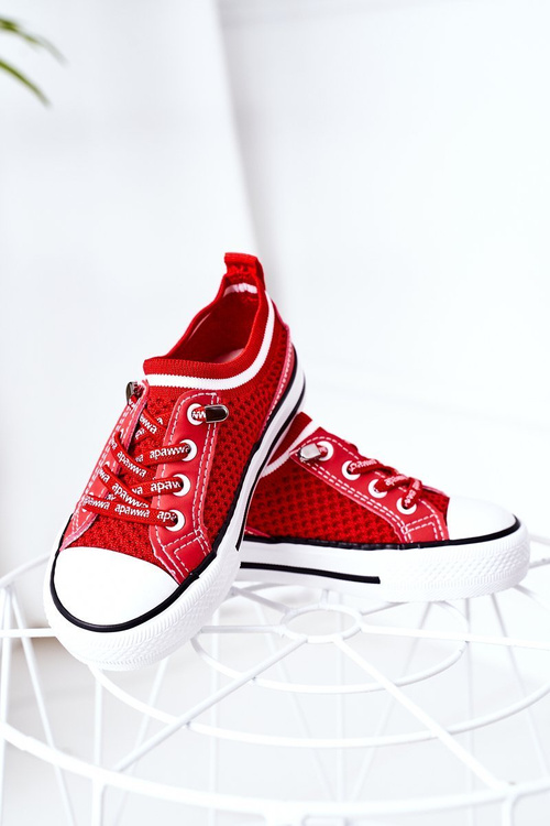 Children's Airy Sneakers Red Kids Club